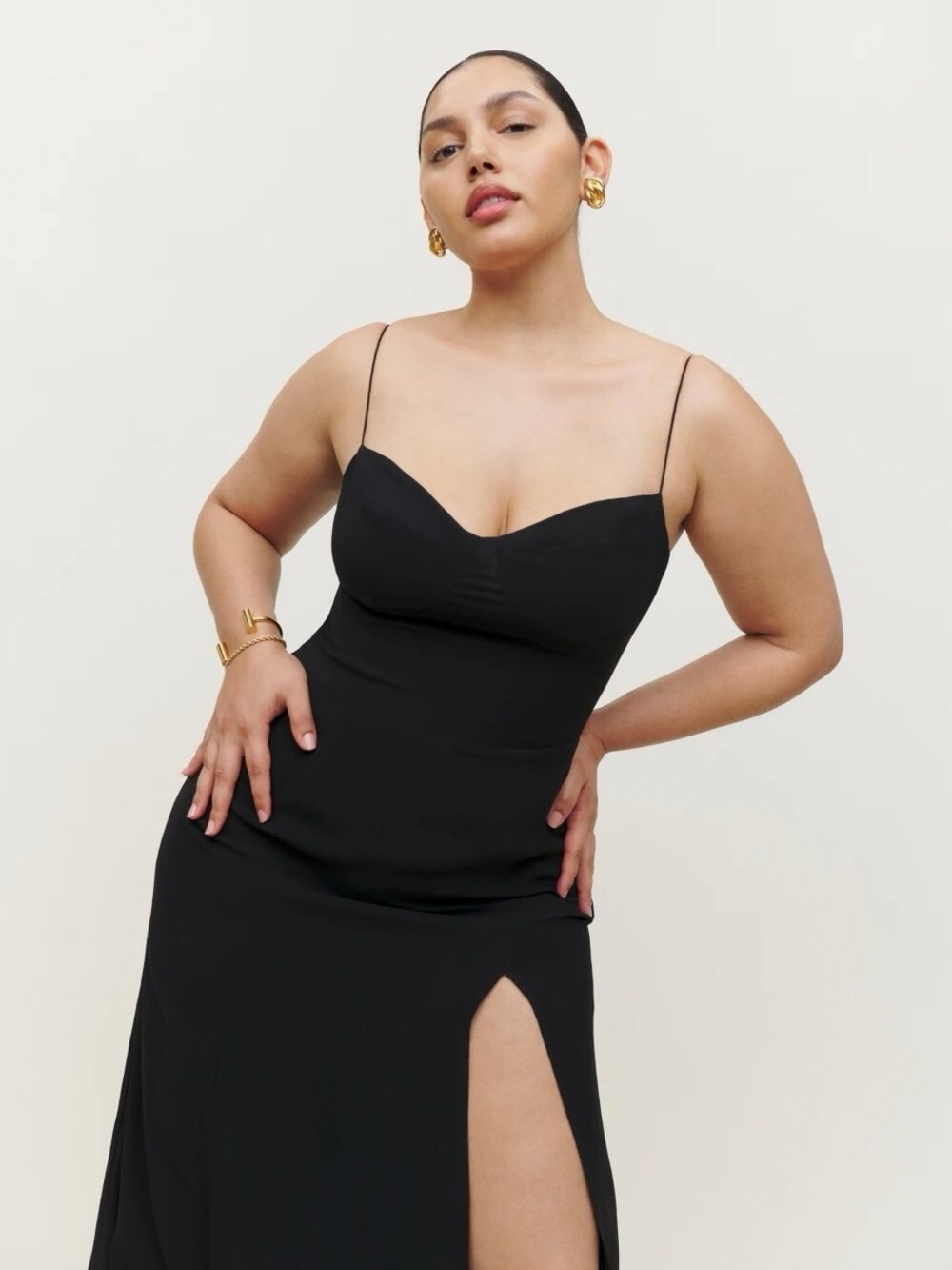 Reformation Black Juliette Dress